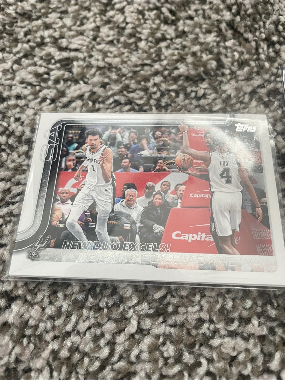 Topps/Panini Blue and White Victor Wembanyama Lot 2 Basketball Cards Deal OF DAY - Picture 2 of 5